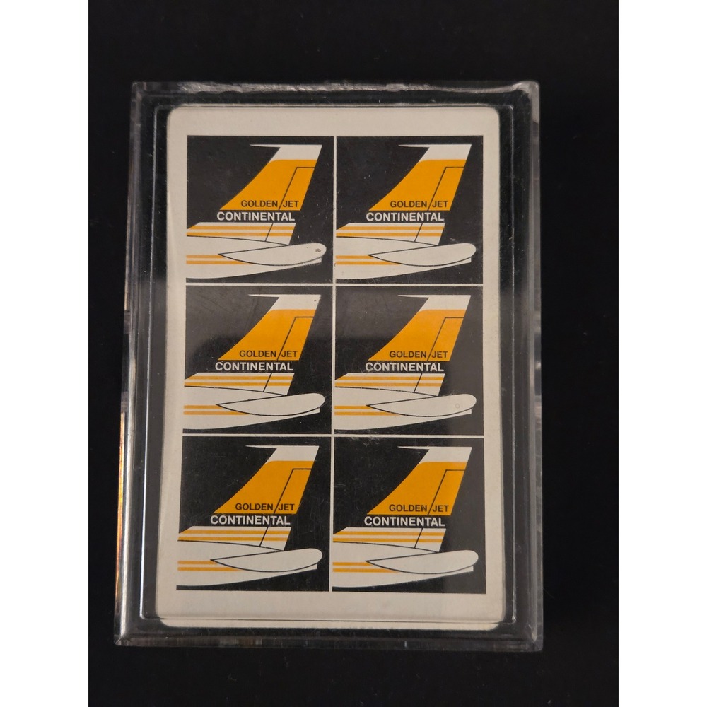 Golden jet‎ continental 1960's playing card deck